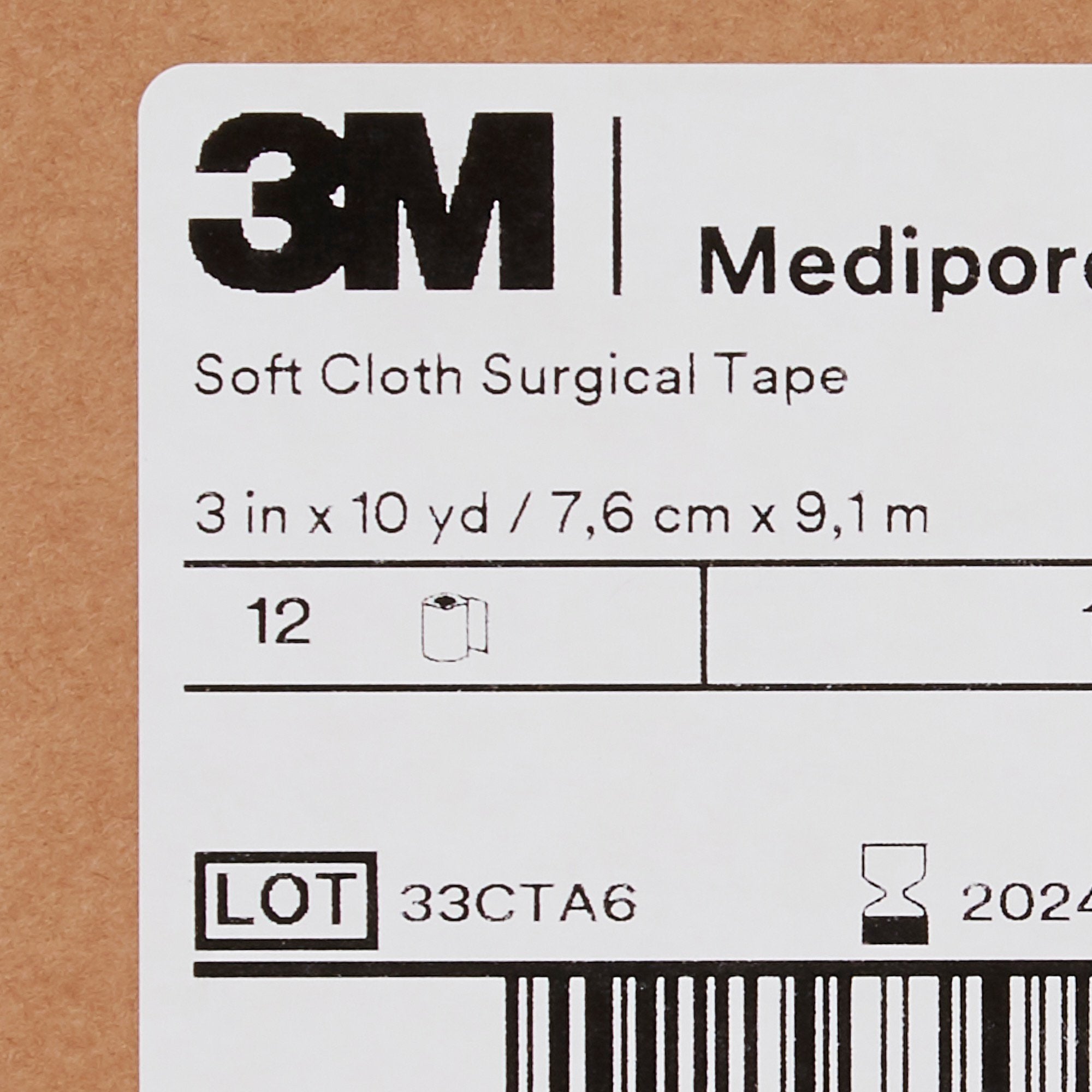3M™ Medipore™ H Perforated Medical Tape - Soft Cloth - 3 3M™ Medipore™ H Perforated Medical Tape - Soft Cloth - 3